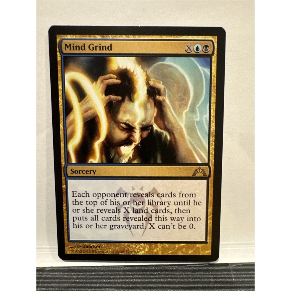 Magic The Gathering Mind Grind Gatecrash Rare Sorcery Card 178/249 Daarken MTG